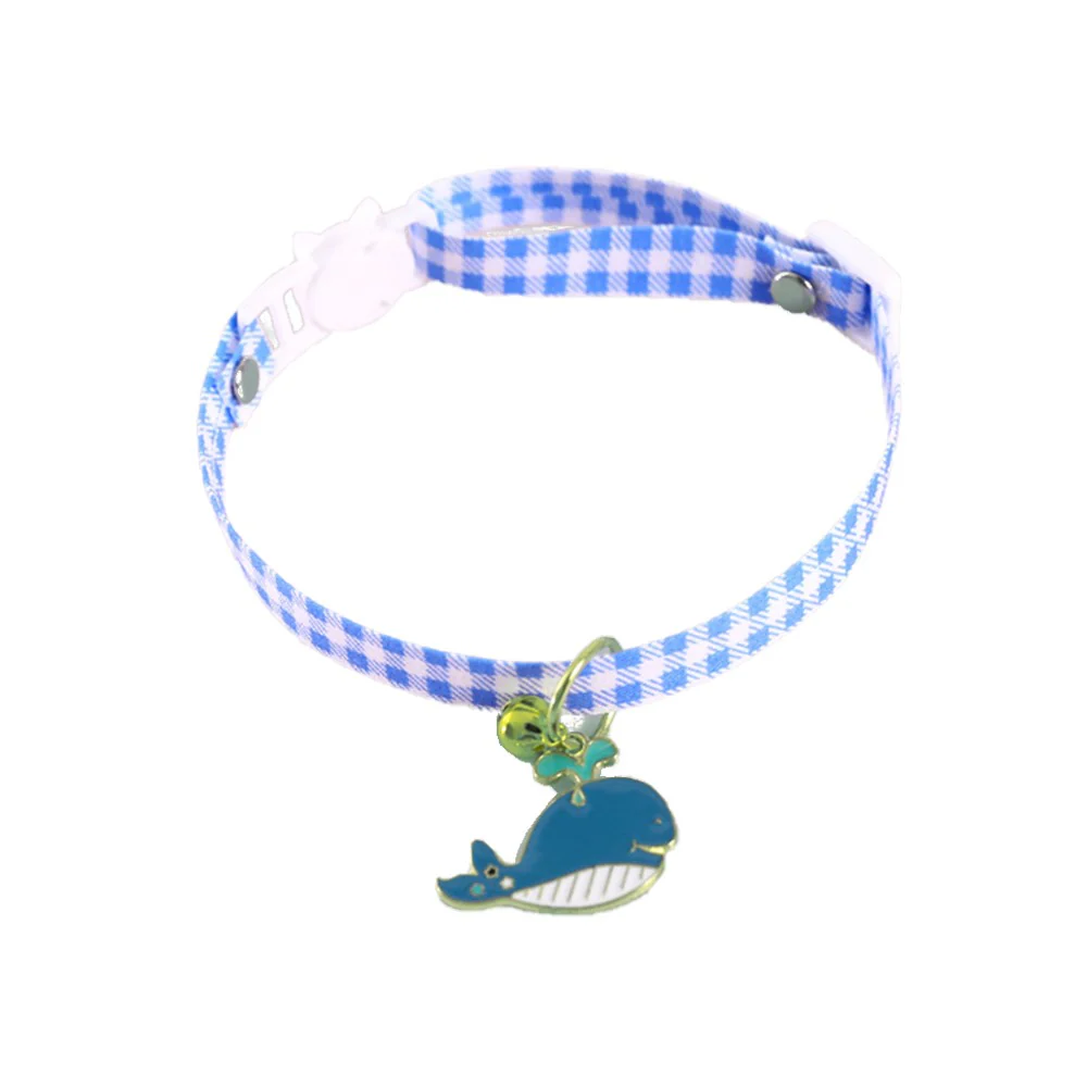 Adjustable Cat Collar With Lovely Charm And Copper Bell - Image 2