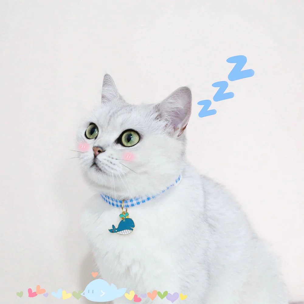 Adjustable Cat Collar With Lovely Charm And Copper Bell - Image 4