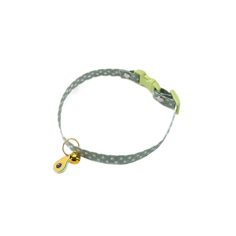 Adjustable Cat Collar With Lovely Charm And Copper Bell - Image 6