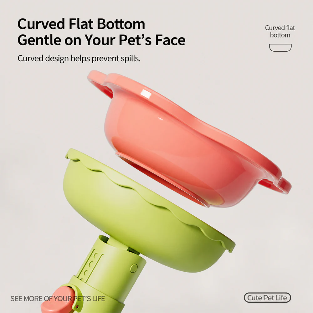 Adjustable Elevated Pet Bowl Ceramic Neck Support - Image 5