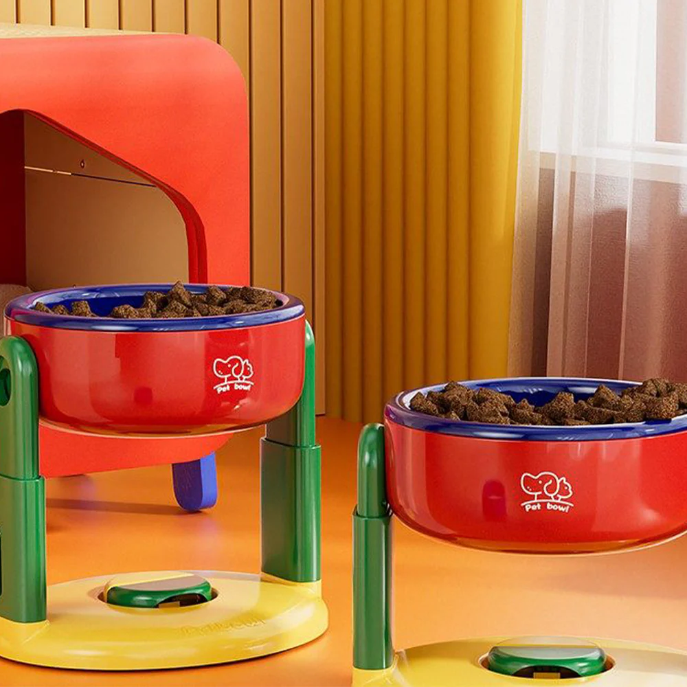 Adjustable Elevated Pet Bowl with Suction Base – 3 Height Levels - Image 11