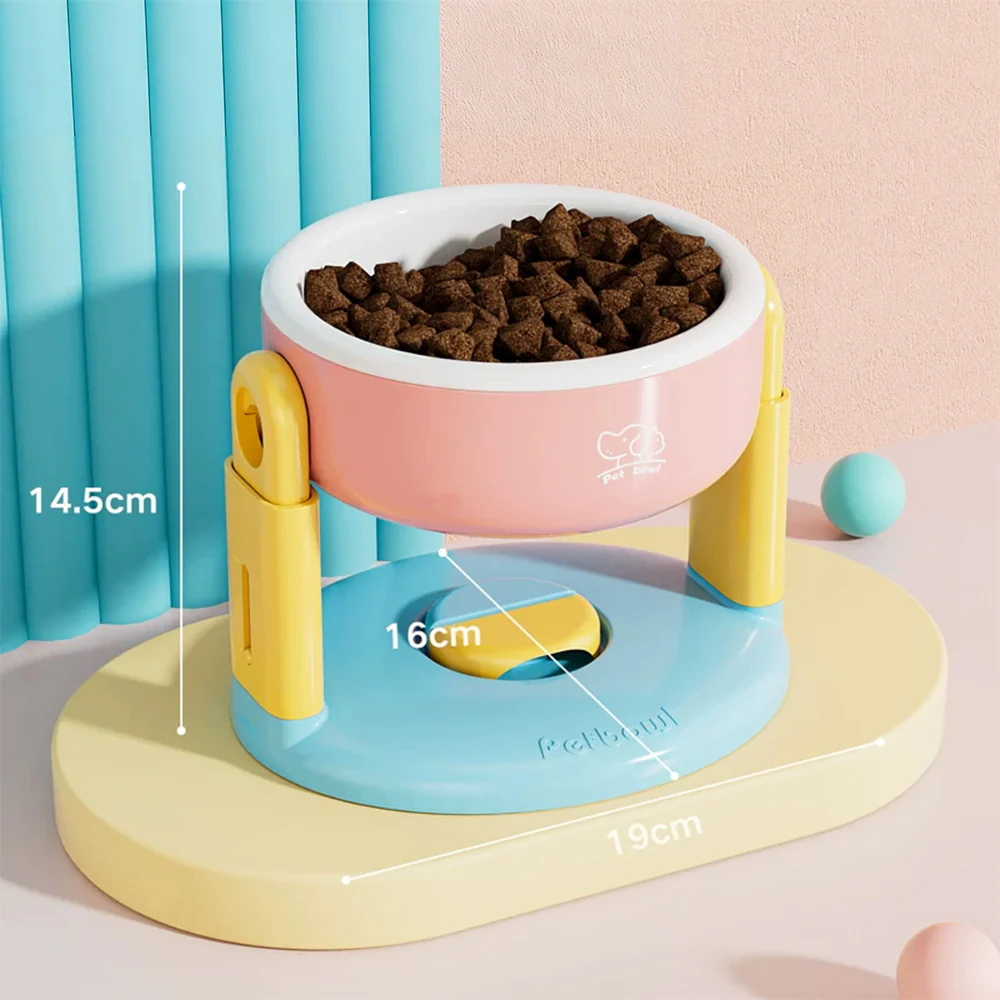 Adjustable Elevated Pet Bowl with Suction Base – 3 Height Levels - Image 16