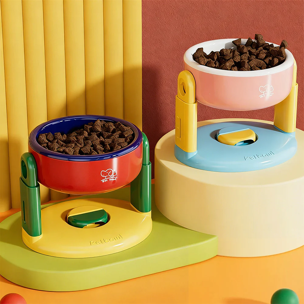 Adjustable Elevated Pet Bowl with Suction Base – 3 Height Levels - Image 17