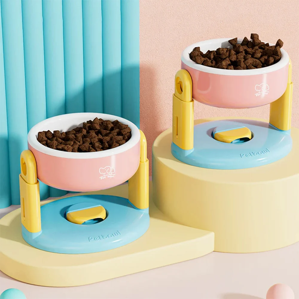 Adjustable Elevated Pet Bowl with Suction Base – 3 Height Levels - Image 6