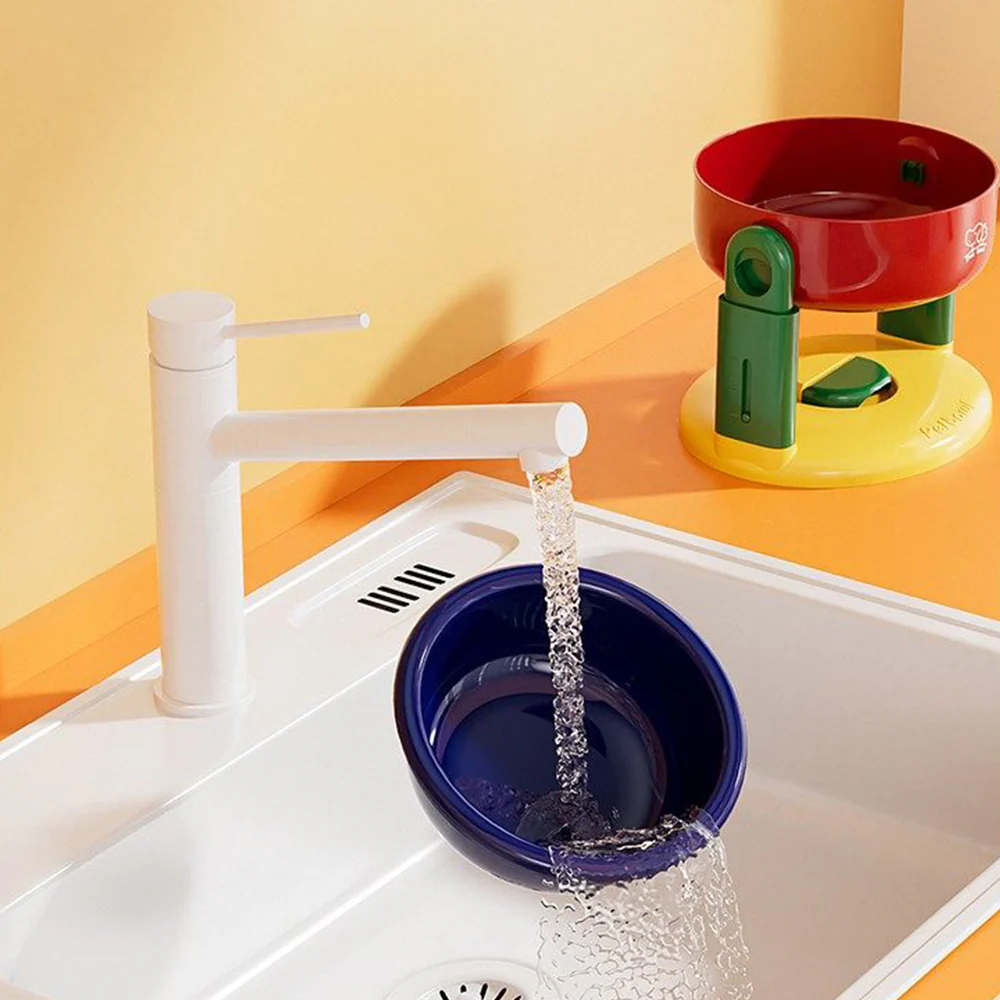 Adjustable Elevated Pet Bowl with Suction Base – 3 Height Levels - Image 7