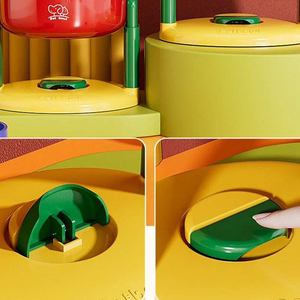 Adjustable Elevated Pet Bowl with Suction Base – 3 Height Levels - Image 9