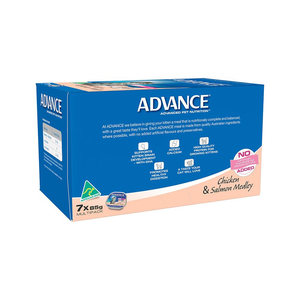 ADVANCE Chicken and Salmon Cat Food for Kittens 7x85g - Image 6