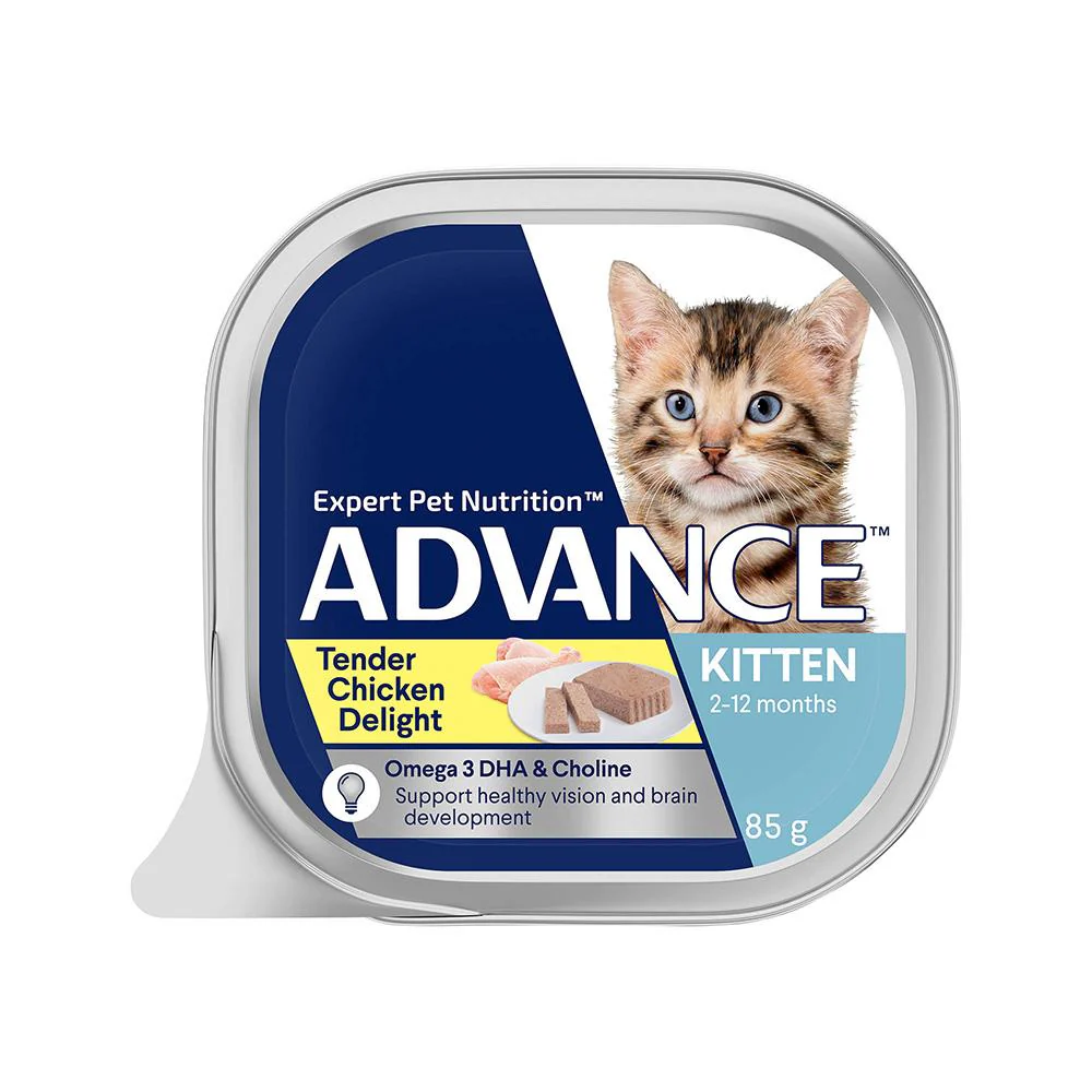 ADVANCE Tender Chicken Cat Food for Kittens 7x85g - Image 4