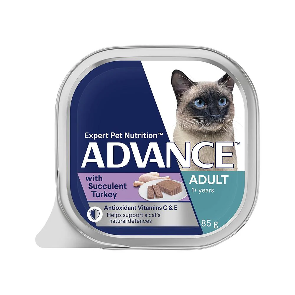 ADVANCE Succulent Turkey Cat Food for Adult Cats 7x85g - Image 4