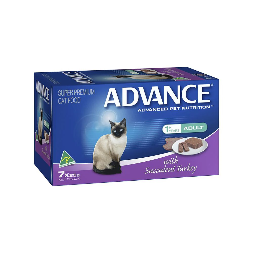 ADVANCE Succulent Turkey Cat Food for Adult Cats 7x85g - Image 5