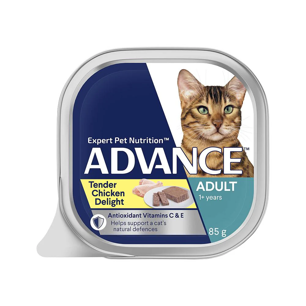 ADVANCE Tender Chicken Delight Cat Food for Adult Cats 7x85g - Image 4