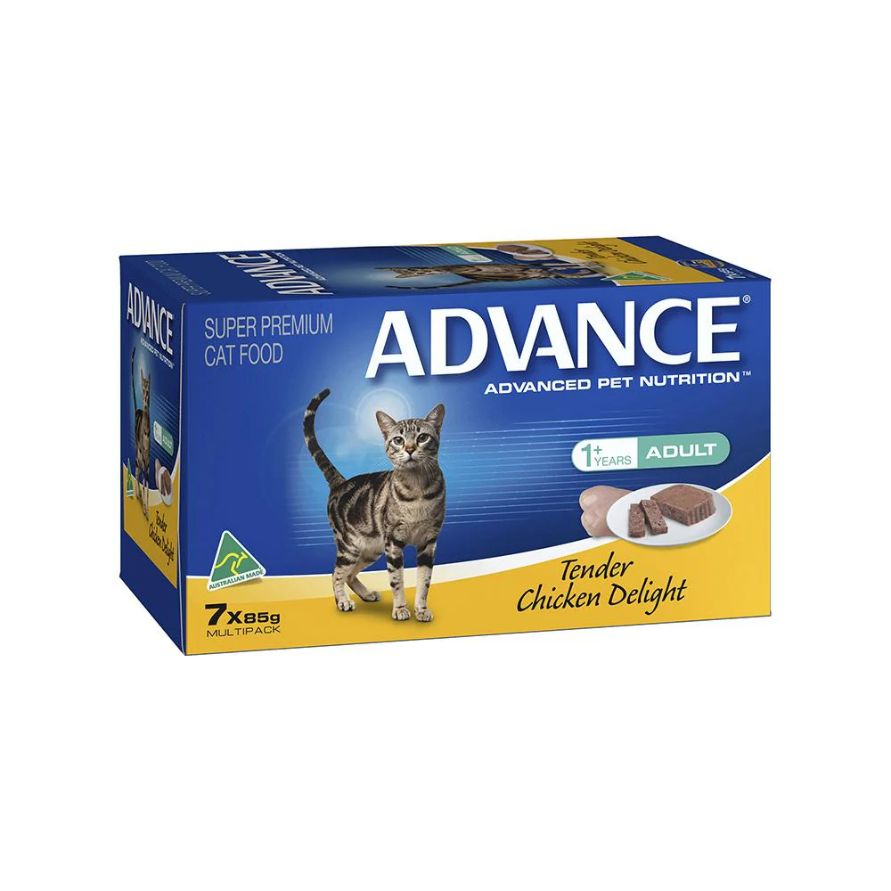 ADVANCE Tender Chicken Delight Cat Food for Adult Cats 7x85g - Image 5