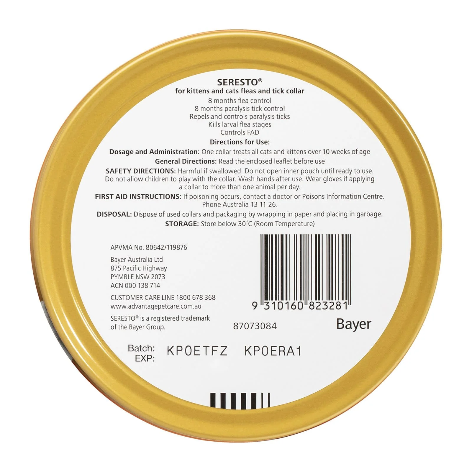 ADVANTAGE SERESTO Fleas and Tick Collar for Cats & Kittens - Image 2