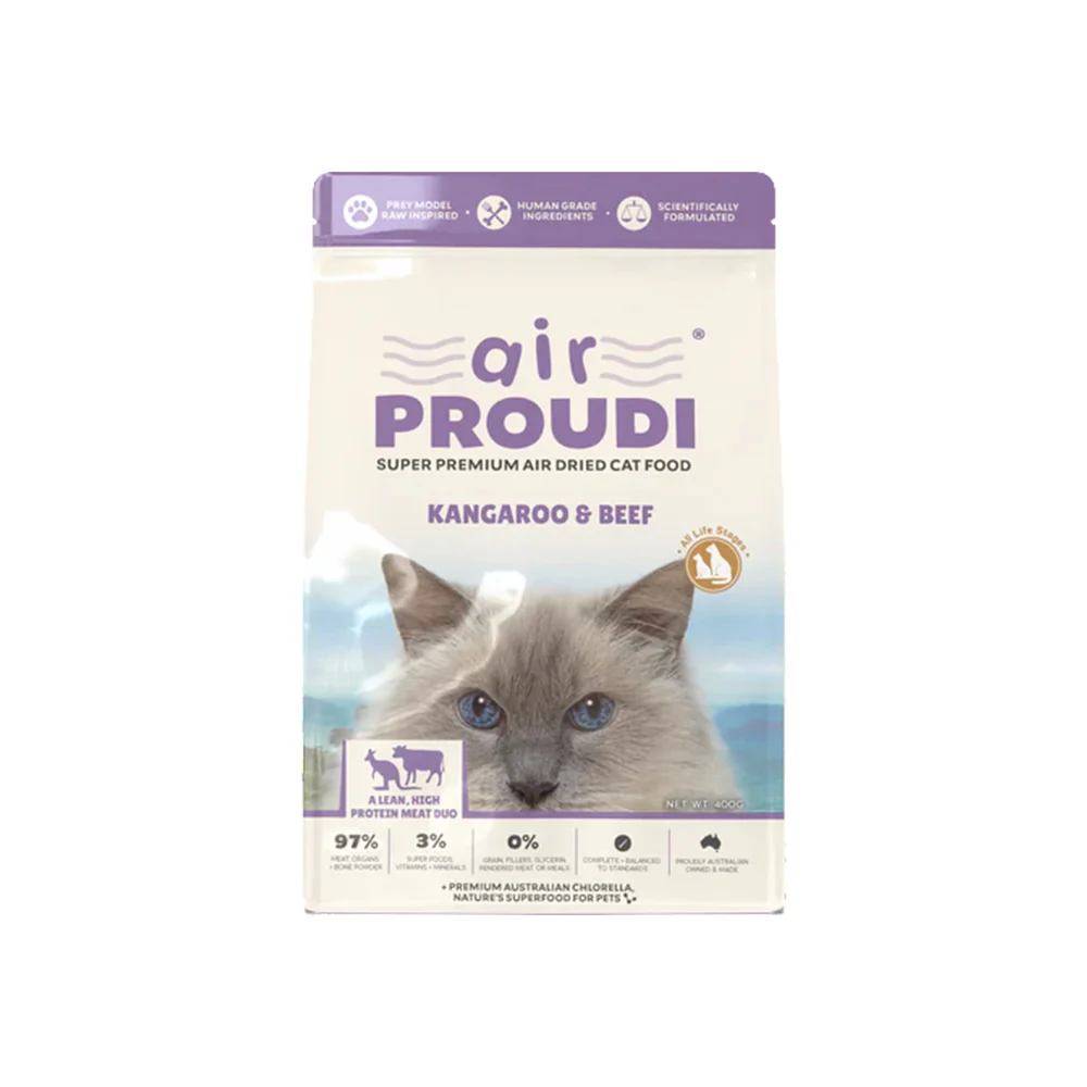 AIR PROUDI Premium Kangaroo & Beef Air Dried Cat Food - Image 2