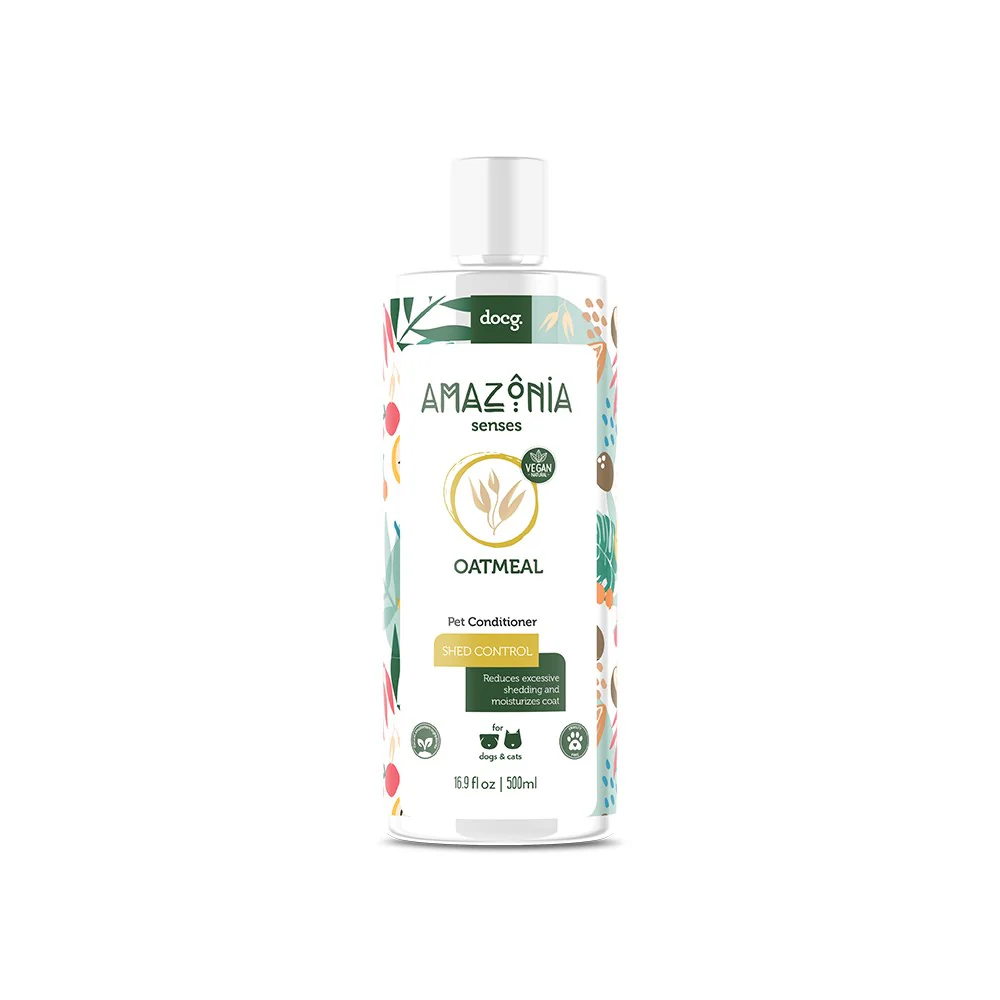 AMAZONIA Senses Oatmeal Shampoo & Conditioner For Cats & Dogs 500ml - Image 3