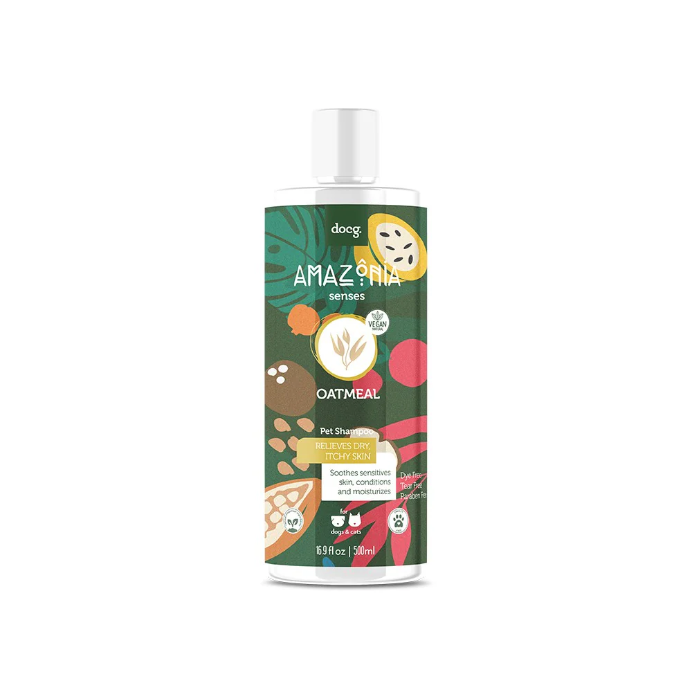 AMAZONIA Senses Oatmeal Shampoo & Conditioner For Cats & Dogs 500ml - Image 4