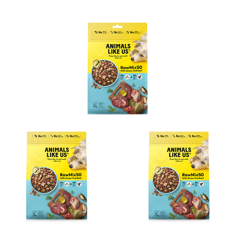 ANIMALS LIKE US Raw Mix 50 Grass Fed Beef Freeze Dried Dog Food - Image 13