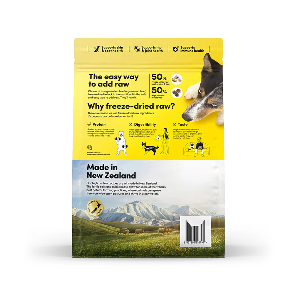ANIMALS LIKE US Raw Mix 50 Grass Fed Beef Freeze Dried Dog Food - Image 2
