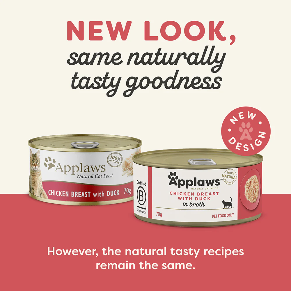 APPLAWS Chicken Breast With Duck Adult Canned Wet Cat Food - Image 3