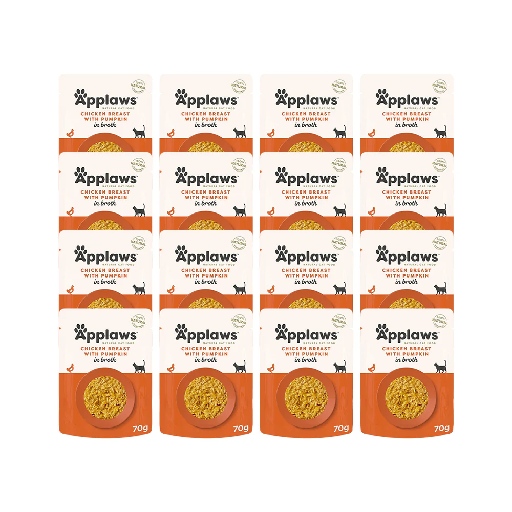 APPLAWS Chicken Breast with Pumpkin Wet Cat Food Pouch - Image 6