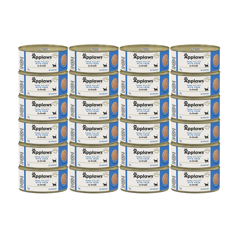 APPLAWS Tuna Fillet With Crab Adult Canned Wet Cat Food - Image 6