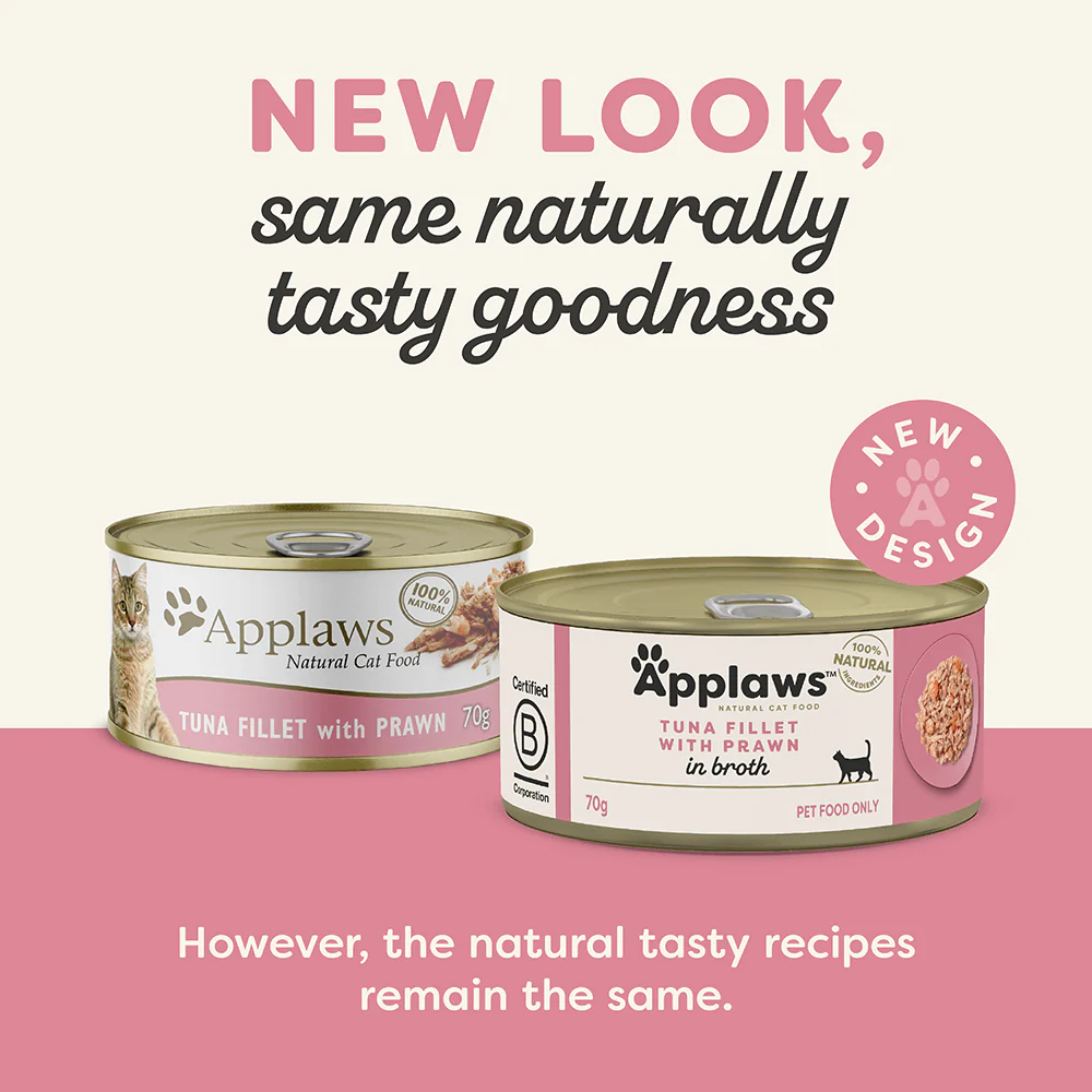 APPLAWS Tuna Fillet with Prawn Adult Canned Wet Cat Food - Image 3
