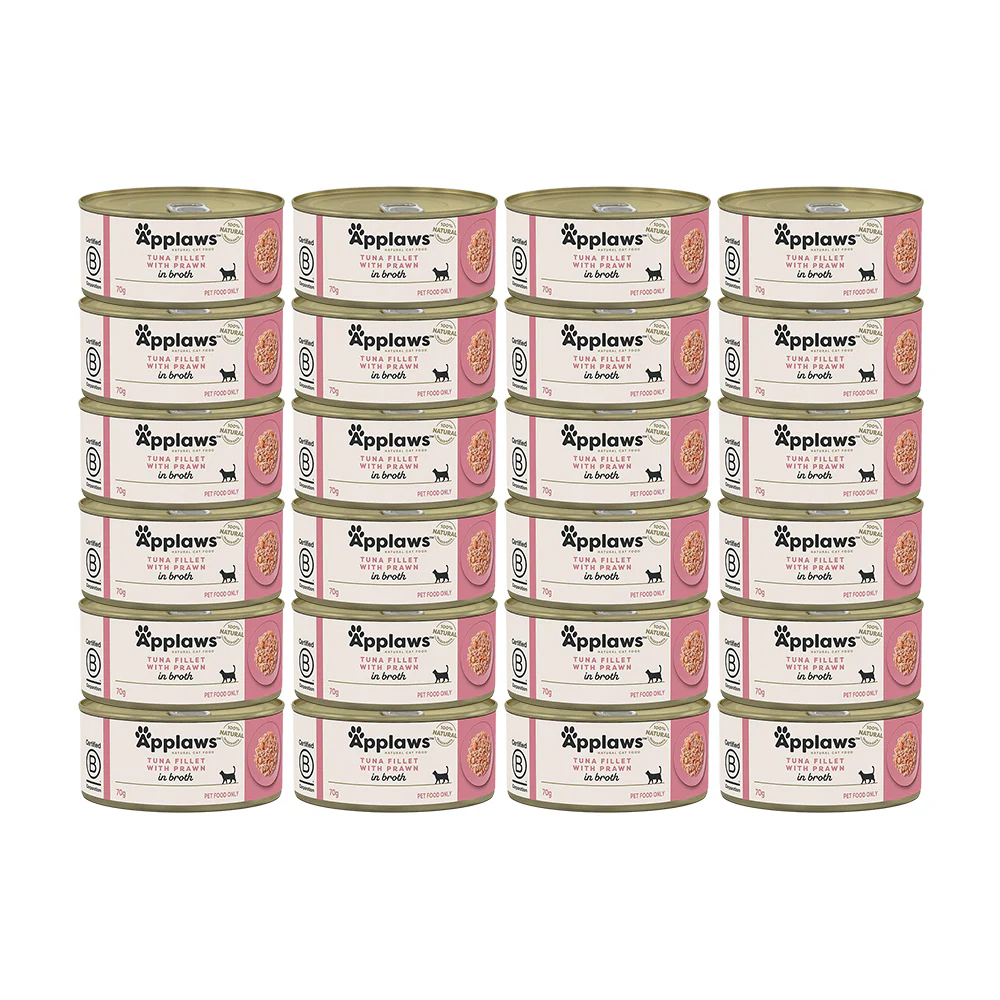 APPLAWS Tuna Fillet with Prawn Adult Canned Wet Cat Food - Image 6