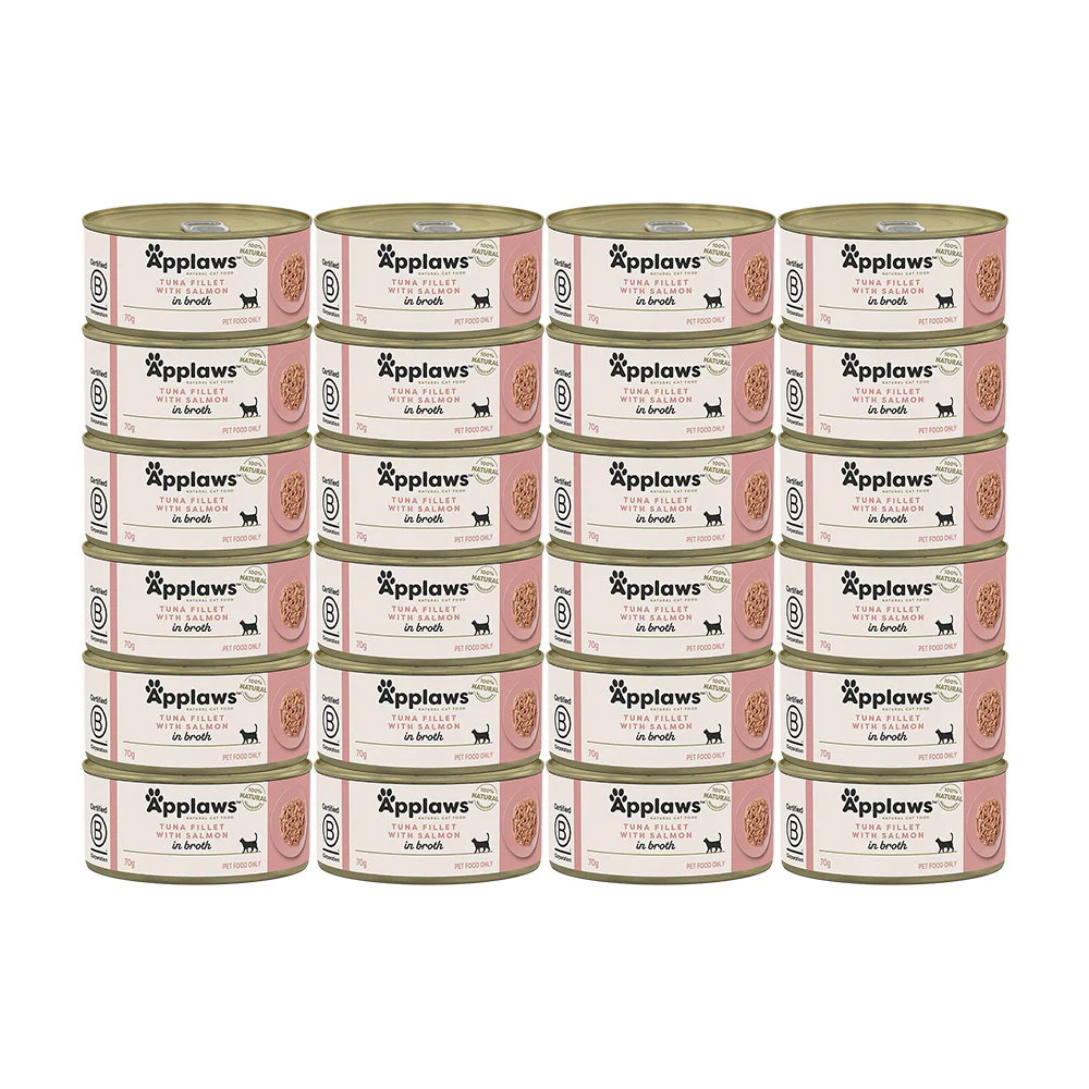 APPLAWS Tuna Fillet With Salmon Adult Canned Wet Cat Food - Image 6