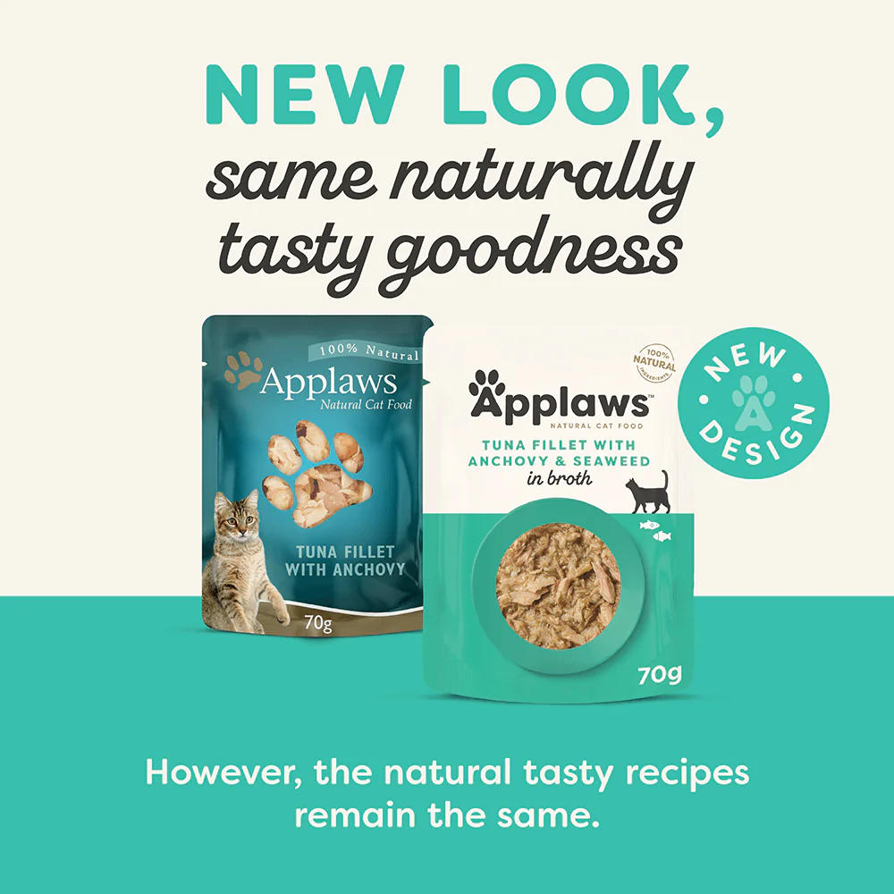 APPLAWS Tuna with Anchovy Wet Cat Food Pouch - Image 3
