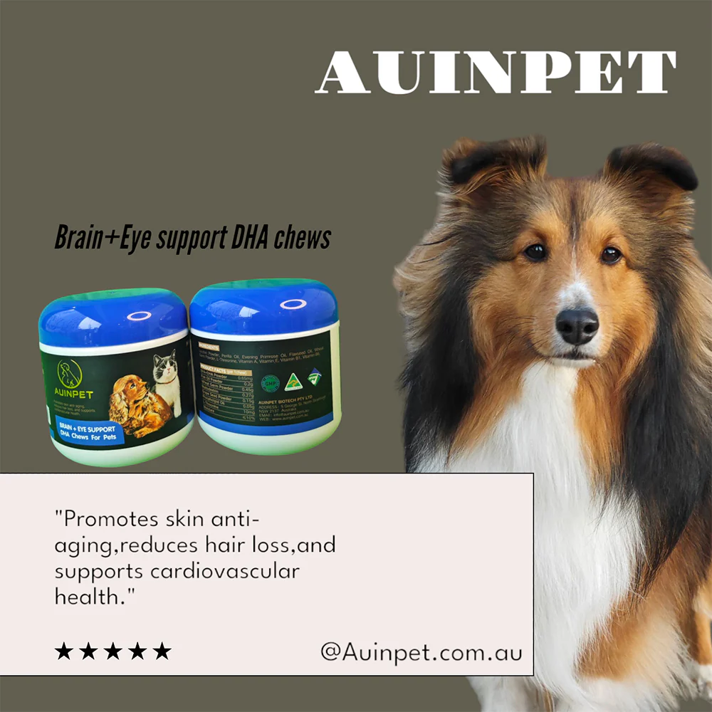 AUINPET Brain + Eye Support DHA Chews For Dogs & Cats 180g - Image 4