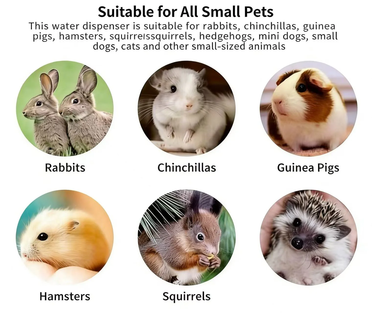 Auto-Fill Hanging Water Bottle for Cages: Perfect for Cats, Birds & Small Pets - Image 2