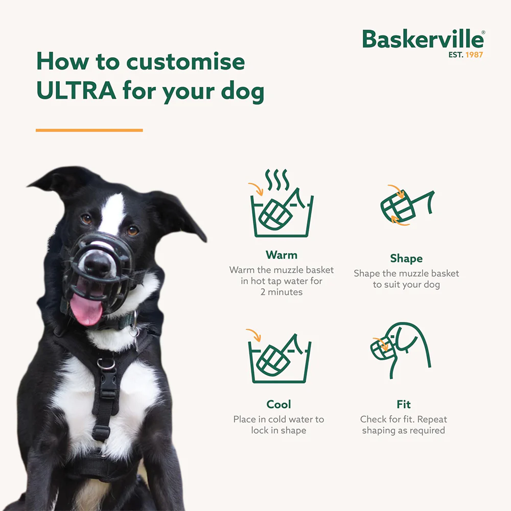Baskerville Ultra Dog Muzzle Black - Image 5