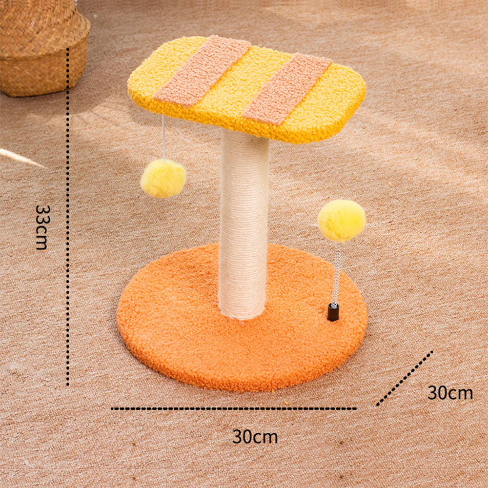 Bee Cat Scratching Post - Small 33x30x30cm - Image 2