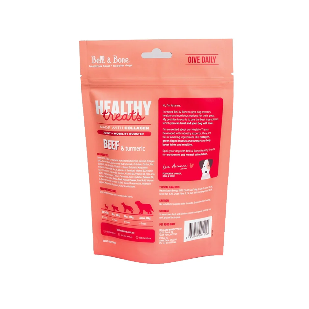 BELL & BONE Beef & Turmeric For Joint & Mobility Booster Healthy Dog Treats 130g - Image 2