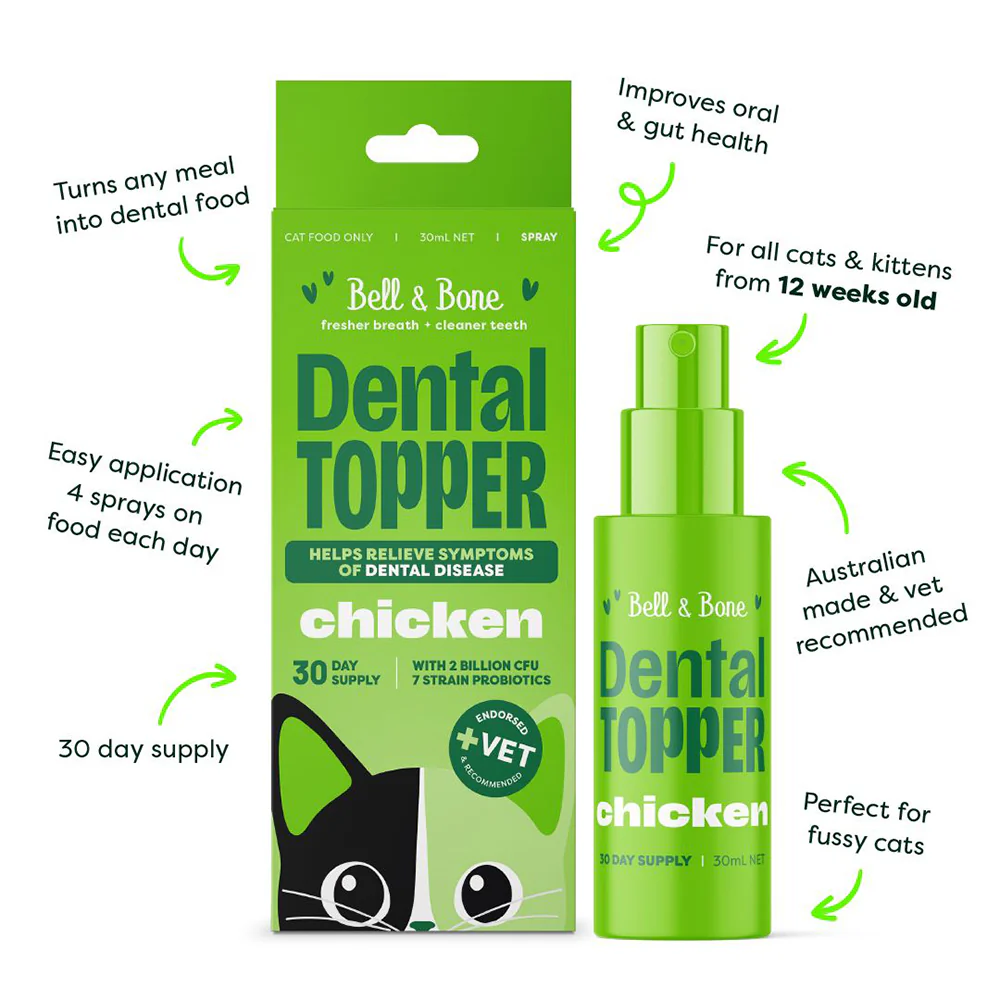 BELL & BONE Chicken Cat Dental Topper 30ml - Image 2