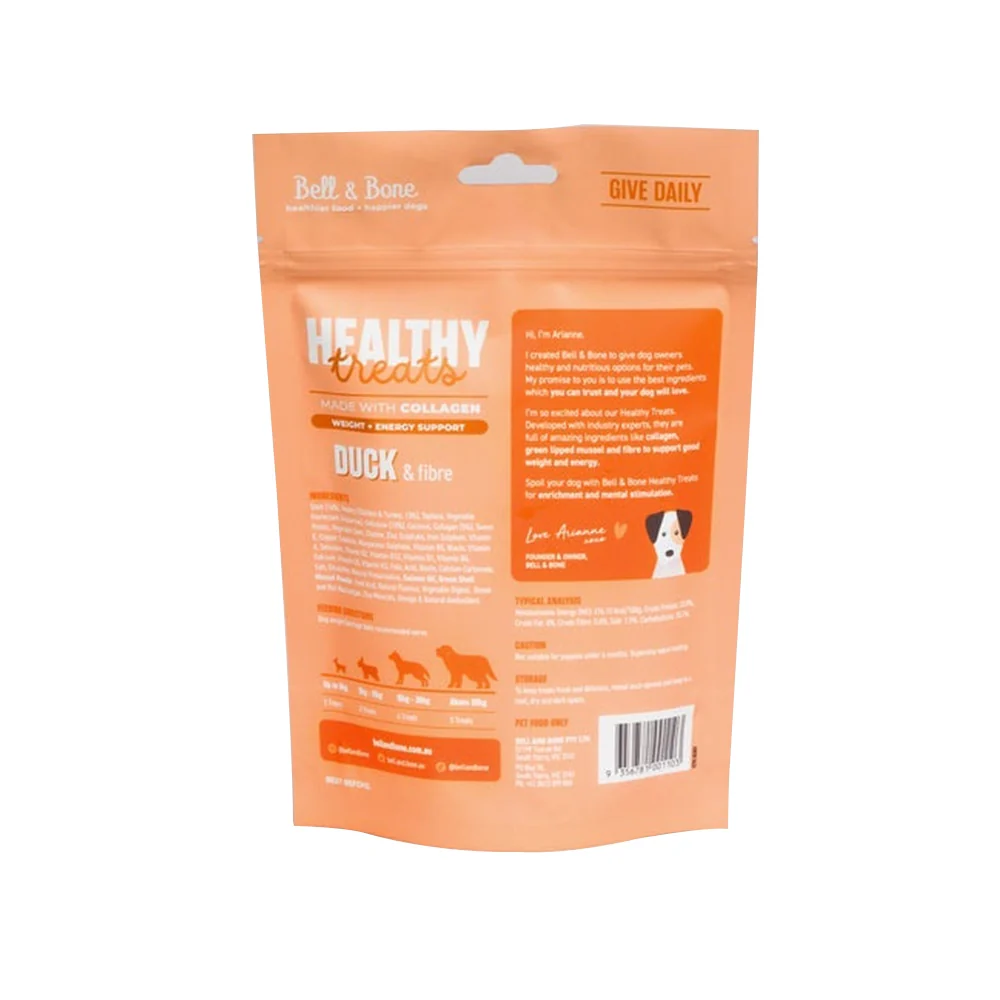 BELL & BONE Duck & Fibre For Weight & Energy Support Healthy Dog Treats 130g - Image 2