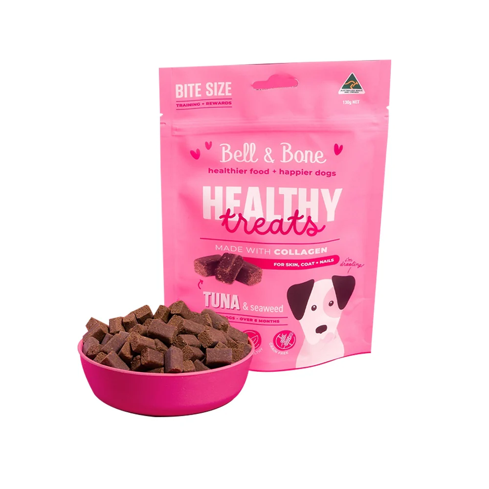 BELL & BONE Tuna & Seaweed For Skin Coat & Nails Healthy Dog Treats 130g - Image 3