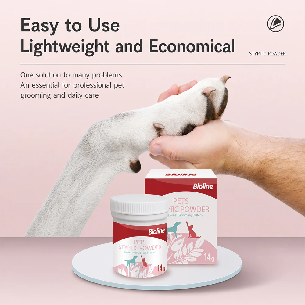 Bioline Pet Styptic Powder 14g for Dogs and Cats - Image 4