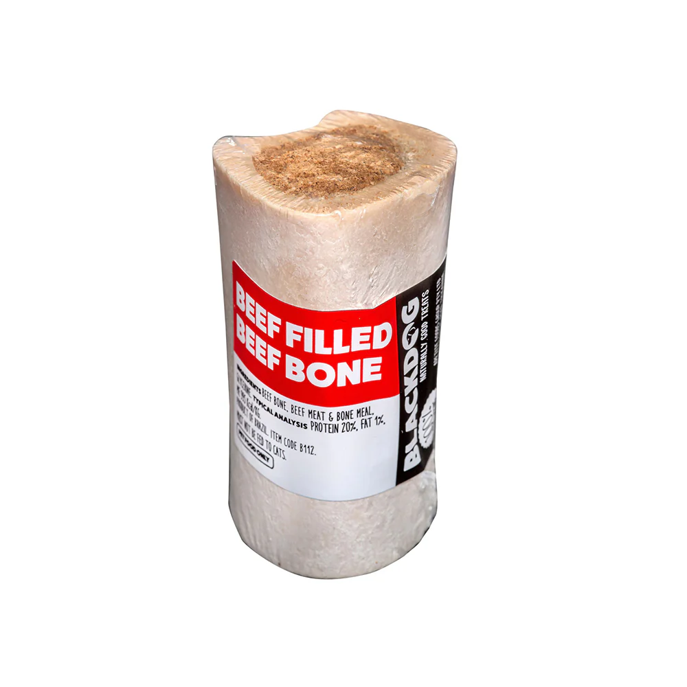 BLACKDOG Beef Filled Bone 5"/12.7cm Dog Treats 1Pack - Image 2