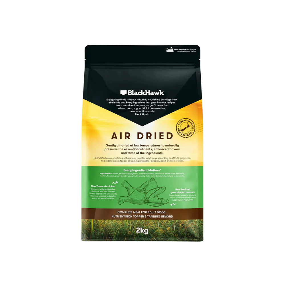 BLACK HAWK Chicken Air Dried Dog Food - Image 5