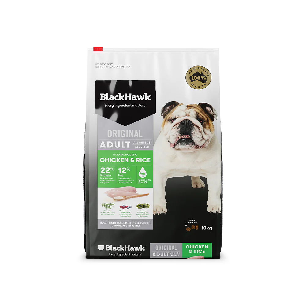 BLACK HAWK Chicken And Rice Original Adult Dry Dog Food