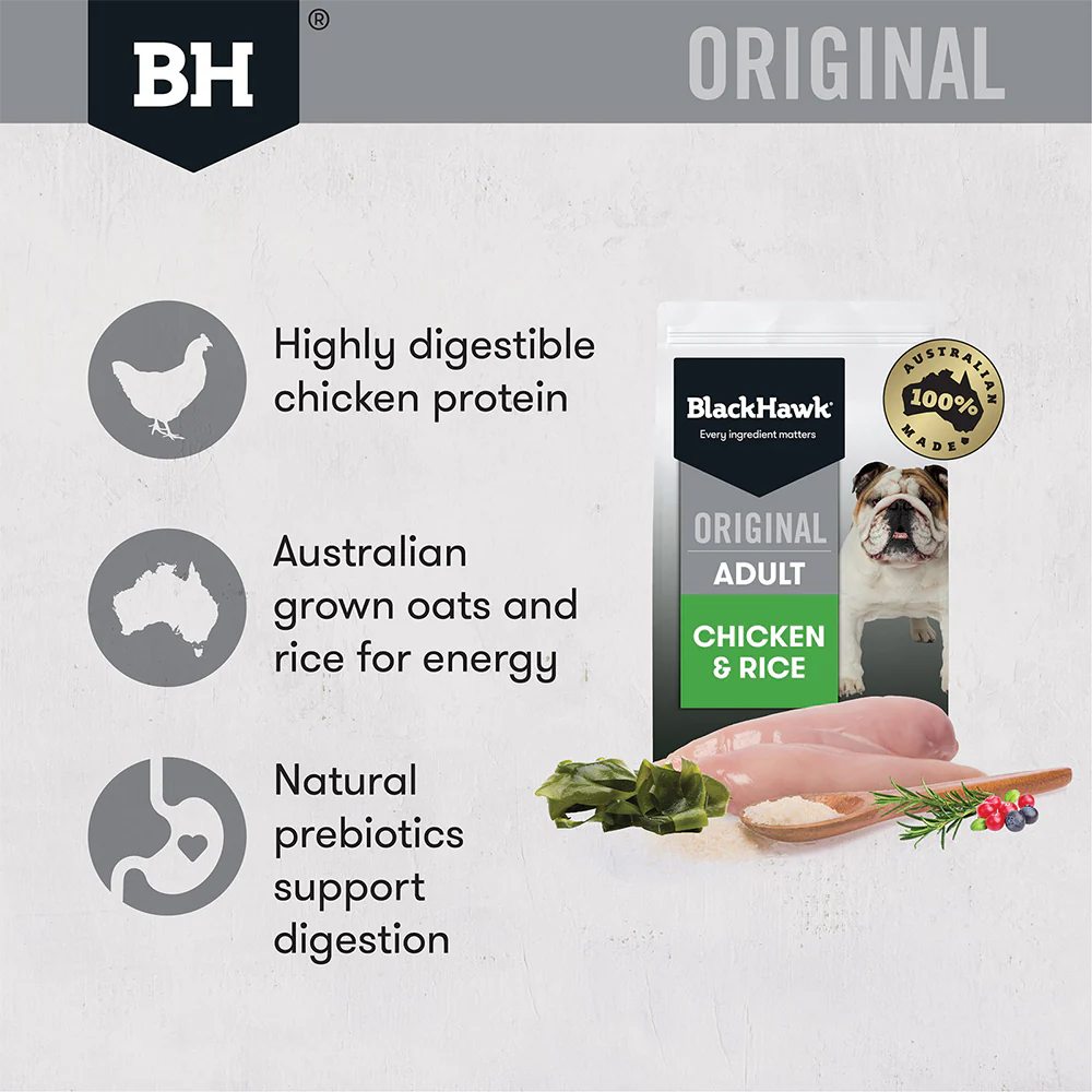 BLACK HAWK Chicken And Rice Original Adult Dry Dog Food - Image 3