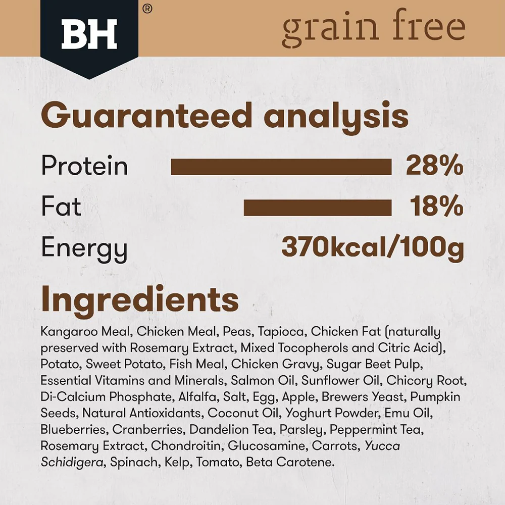 BLACK HAWK Grain Free Kangaroo Adult Dry Dog Food 15kg - Image 8