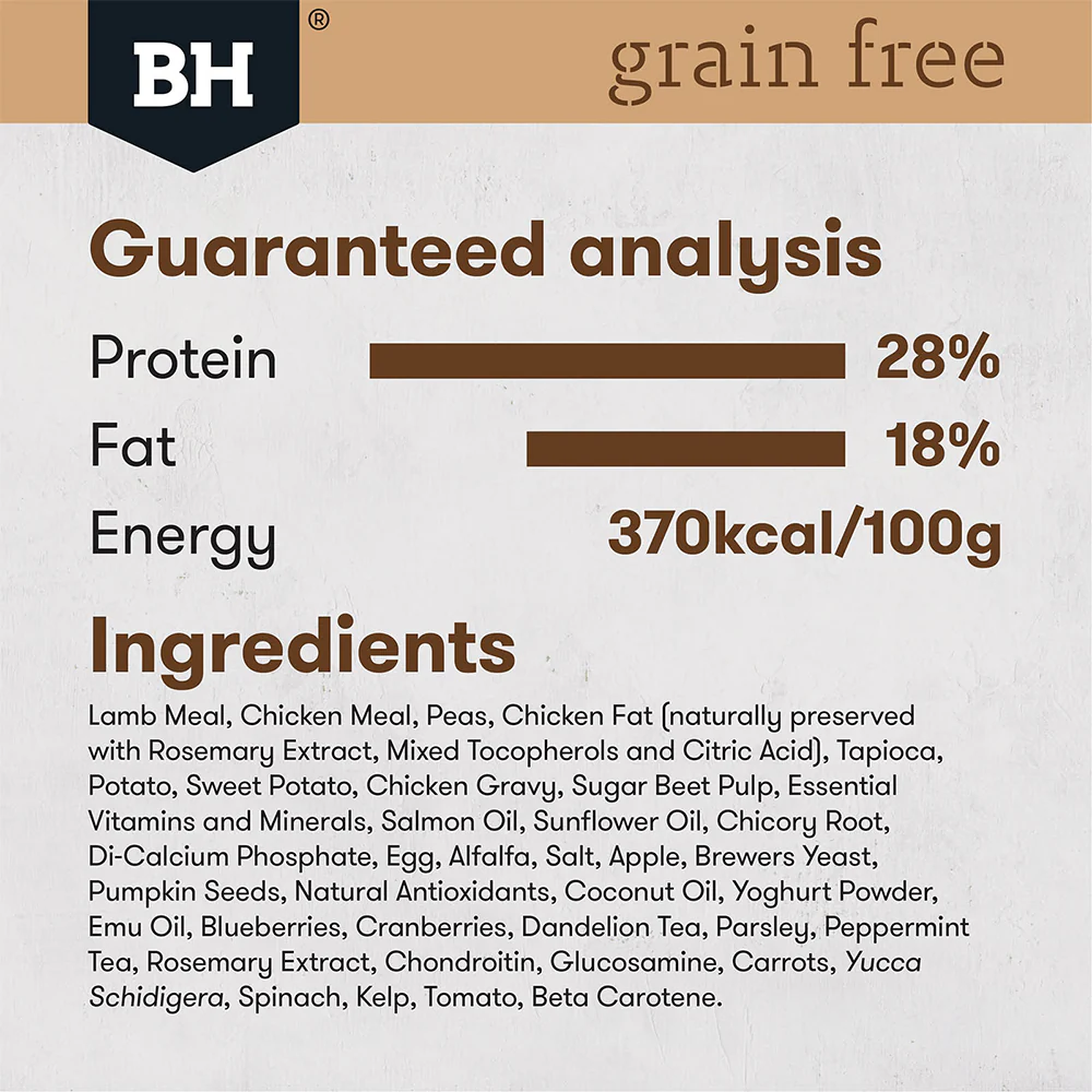 BLACK HAWK Grain Free Lamb Adult Dry Dog Food 15kg - Image 6