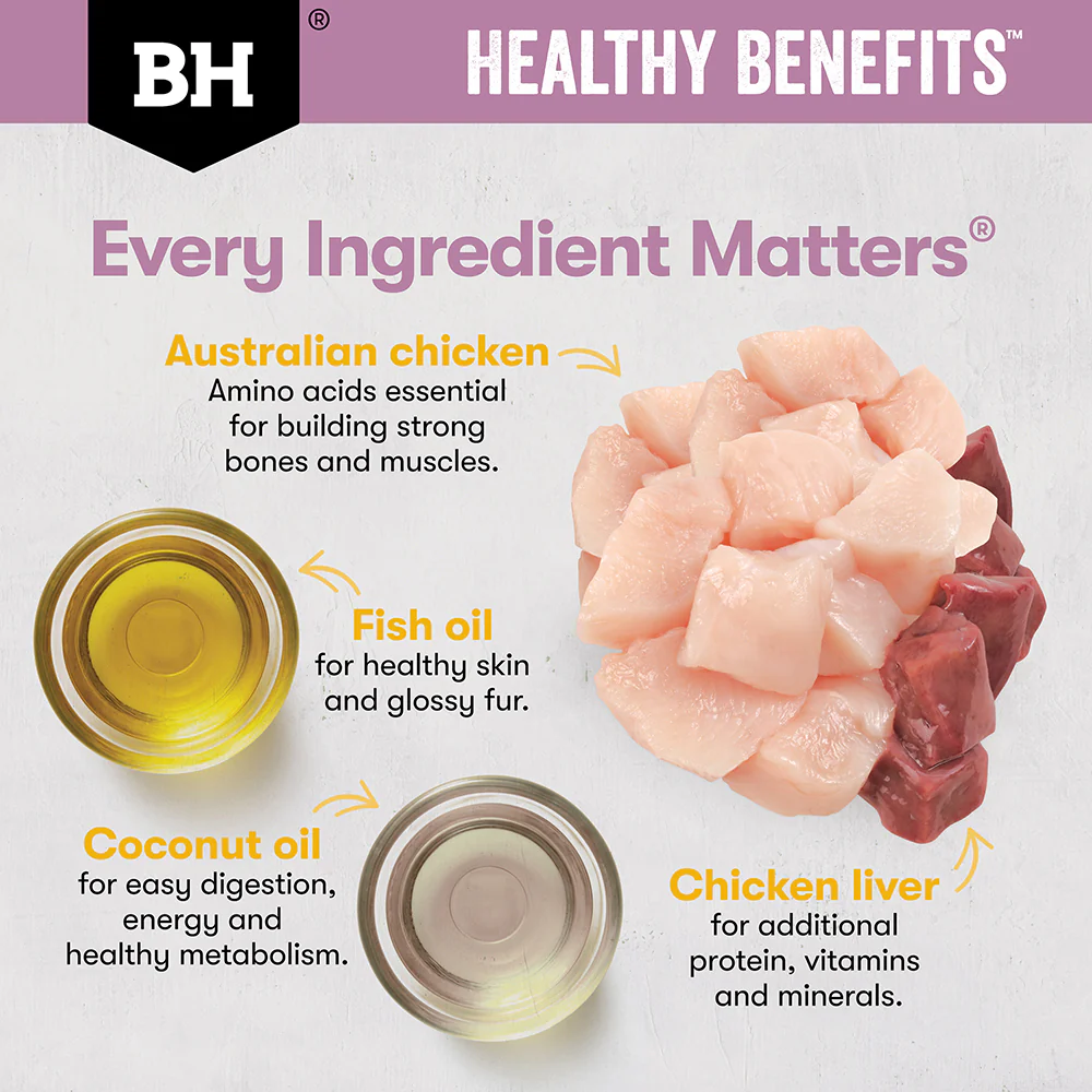 BLACK HAWK Healthy Benefits Chicken Hairball Adult Cat Food - Image 4