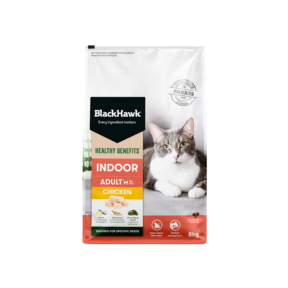 BLACK HAWK Healthy Benefits Chicken Indoor Adult Cat Food - Image 3