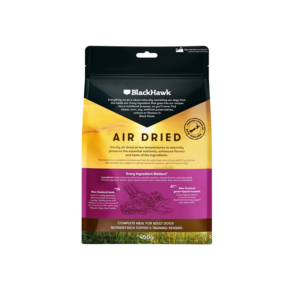 BLACK HAWK Lamb Air Dried Dog Food - Image 5