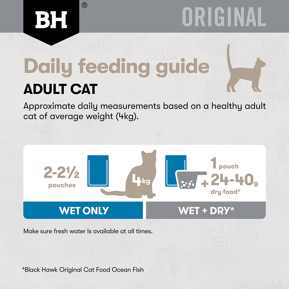 BLACK HAWK Original Chicken & Seafood in Gravy Adult Wet Cat Food - Image 5