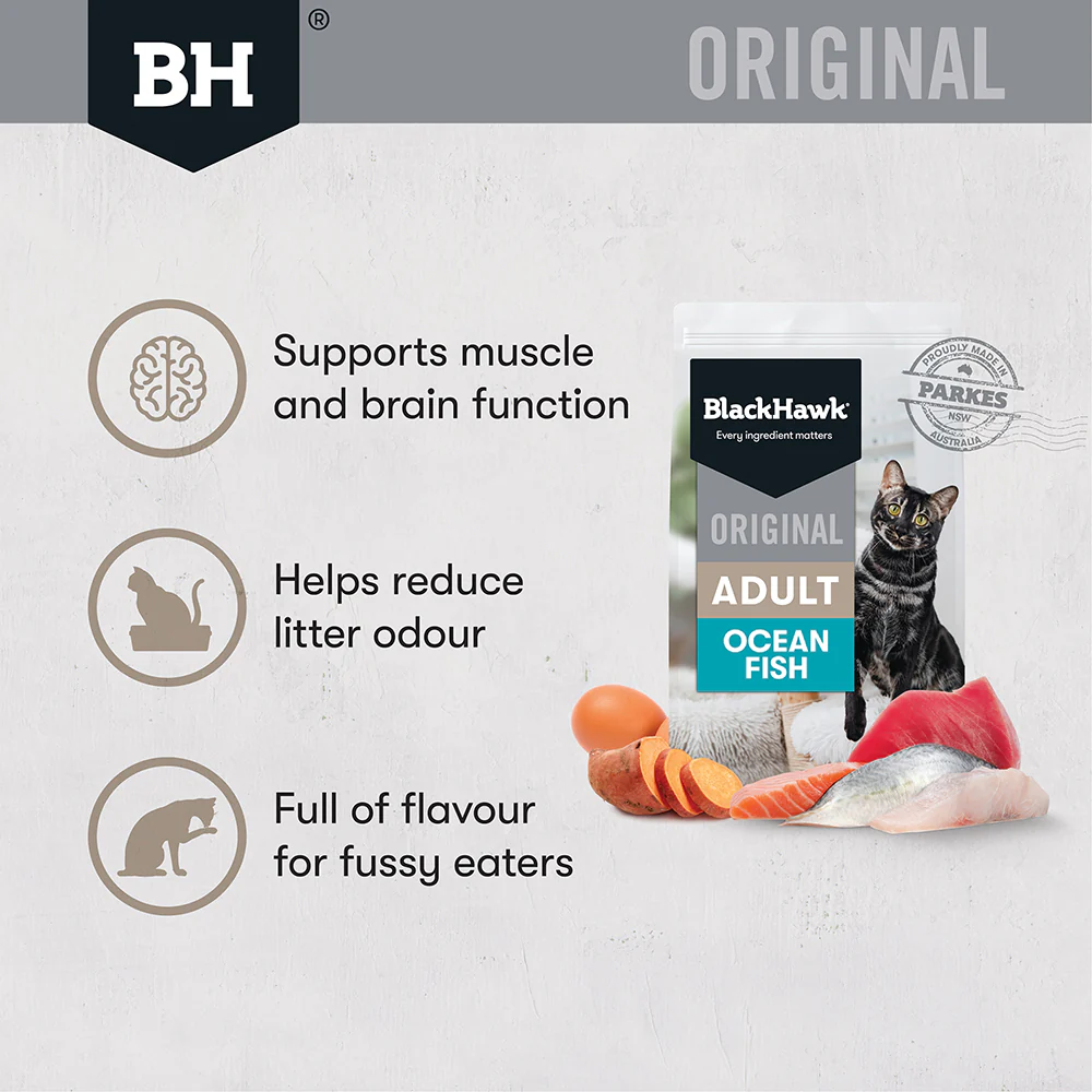 BLACK HAWK Original Ocean Fish Adult Cat Food - Image 11