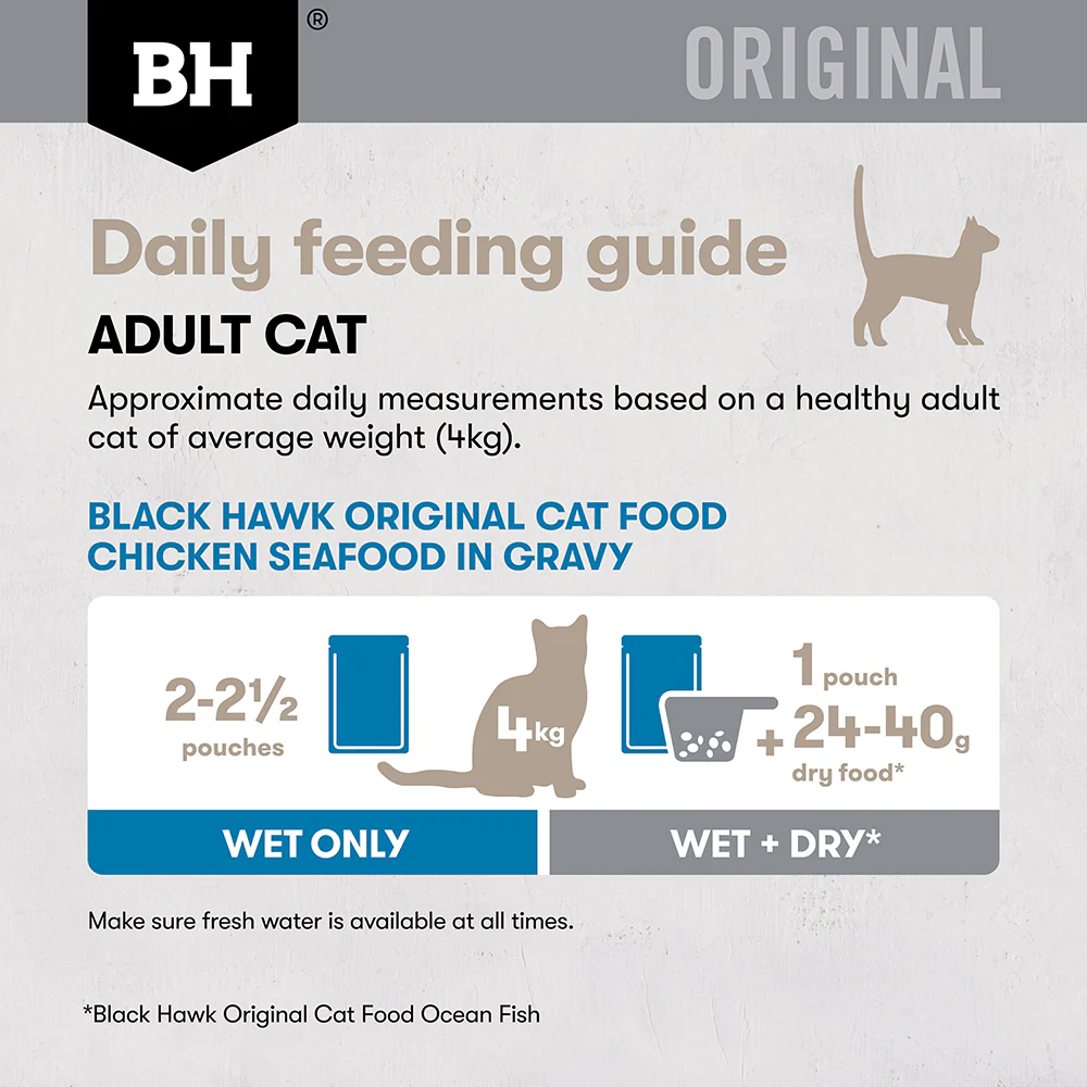 BLACK HAWK Original Variety Pack Adult Wet Cat Food 85g x 12 - Image 7